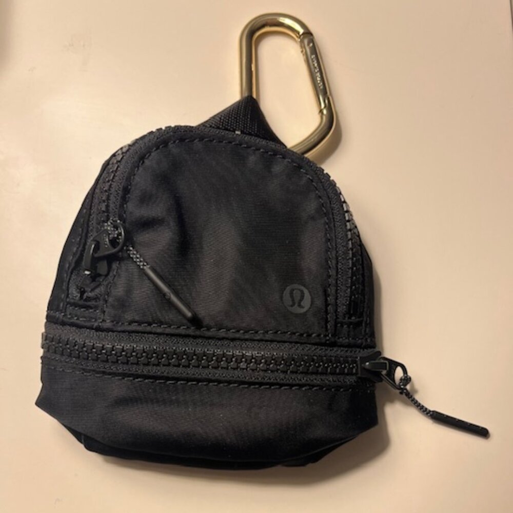Lululemon Nano Mini Backpack Black New Without Tags